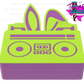 Hip Hop Bunny Boombox