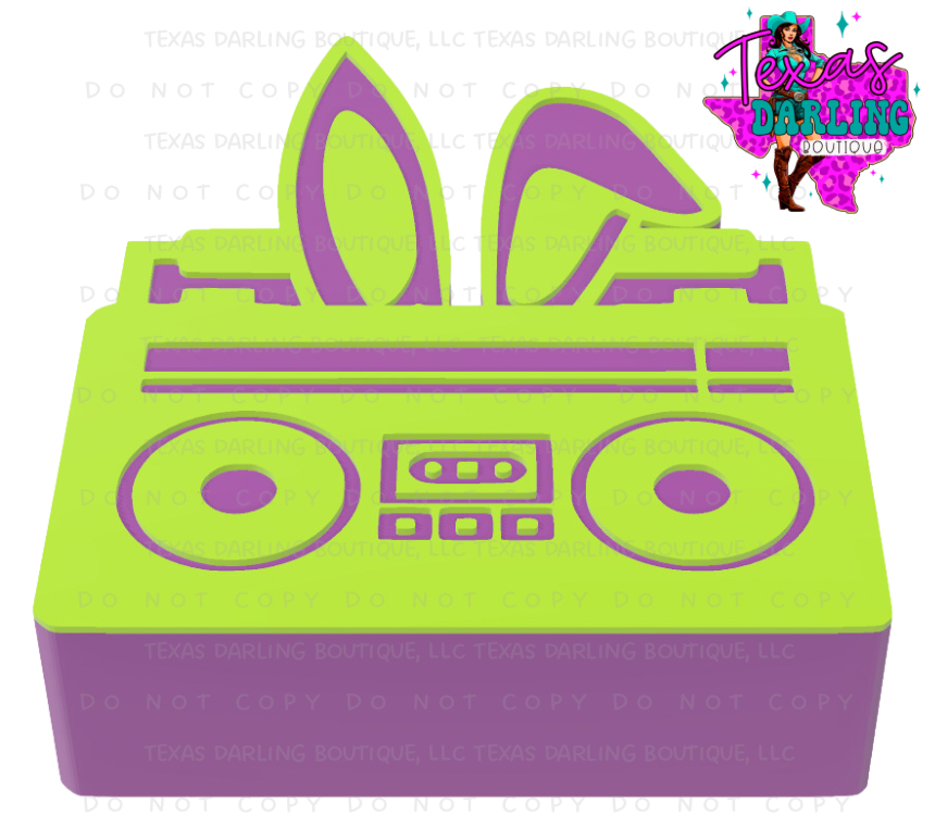 Hip Hop Bunny Boombox