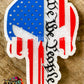 We the People Skull Freshie