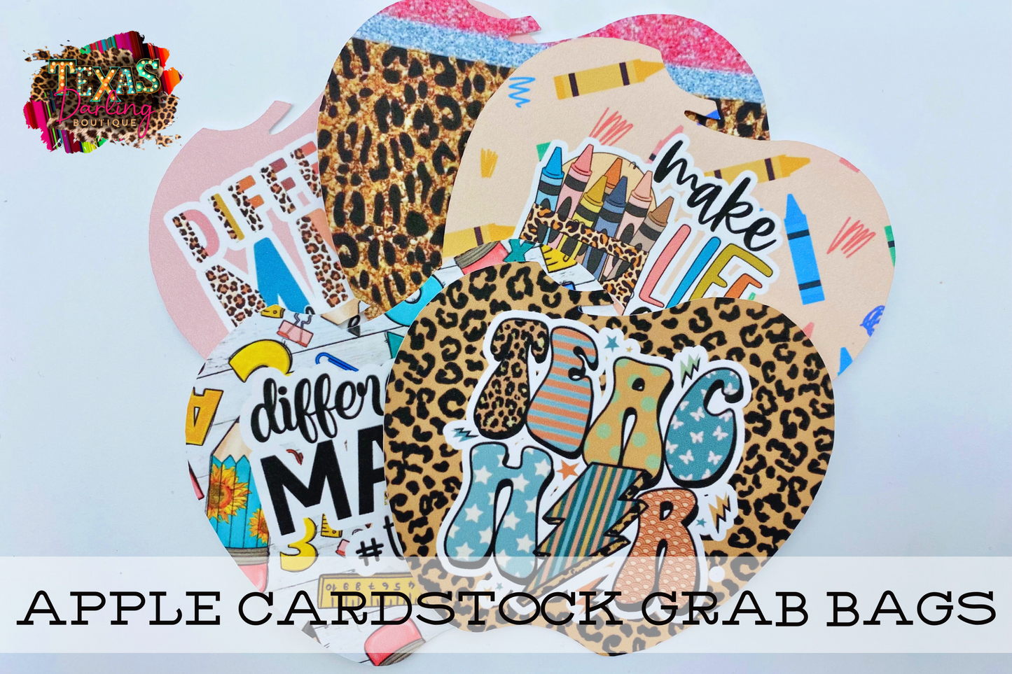 Apple Cardstock Grab Bags