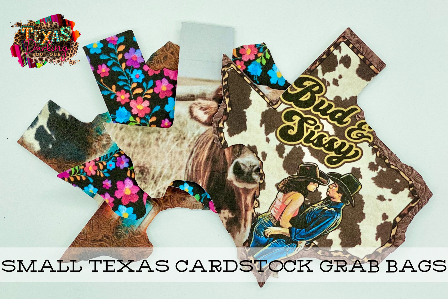 Small Texas Cardstock Grab Bags