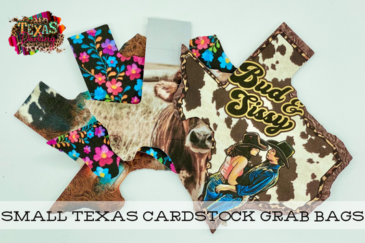 Small Texas Cardstock Grab Bags