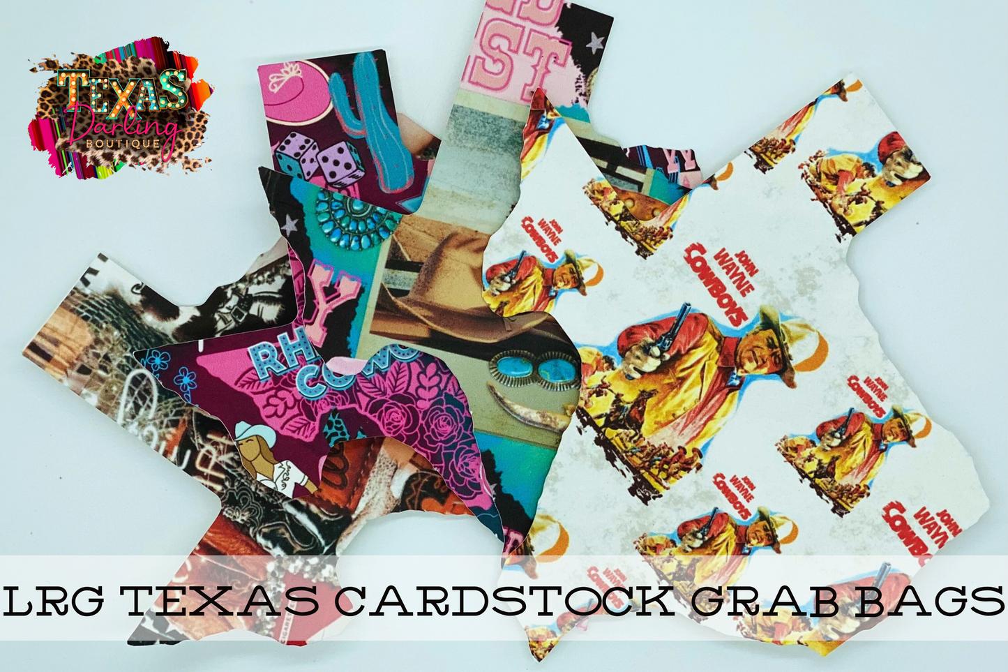Large Texas Cardstock Grab Bags