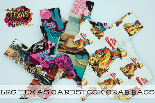 Large Texas Cardstock Grab Bags