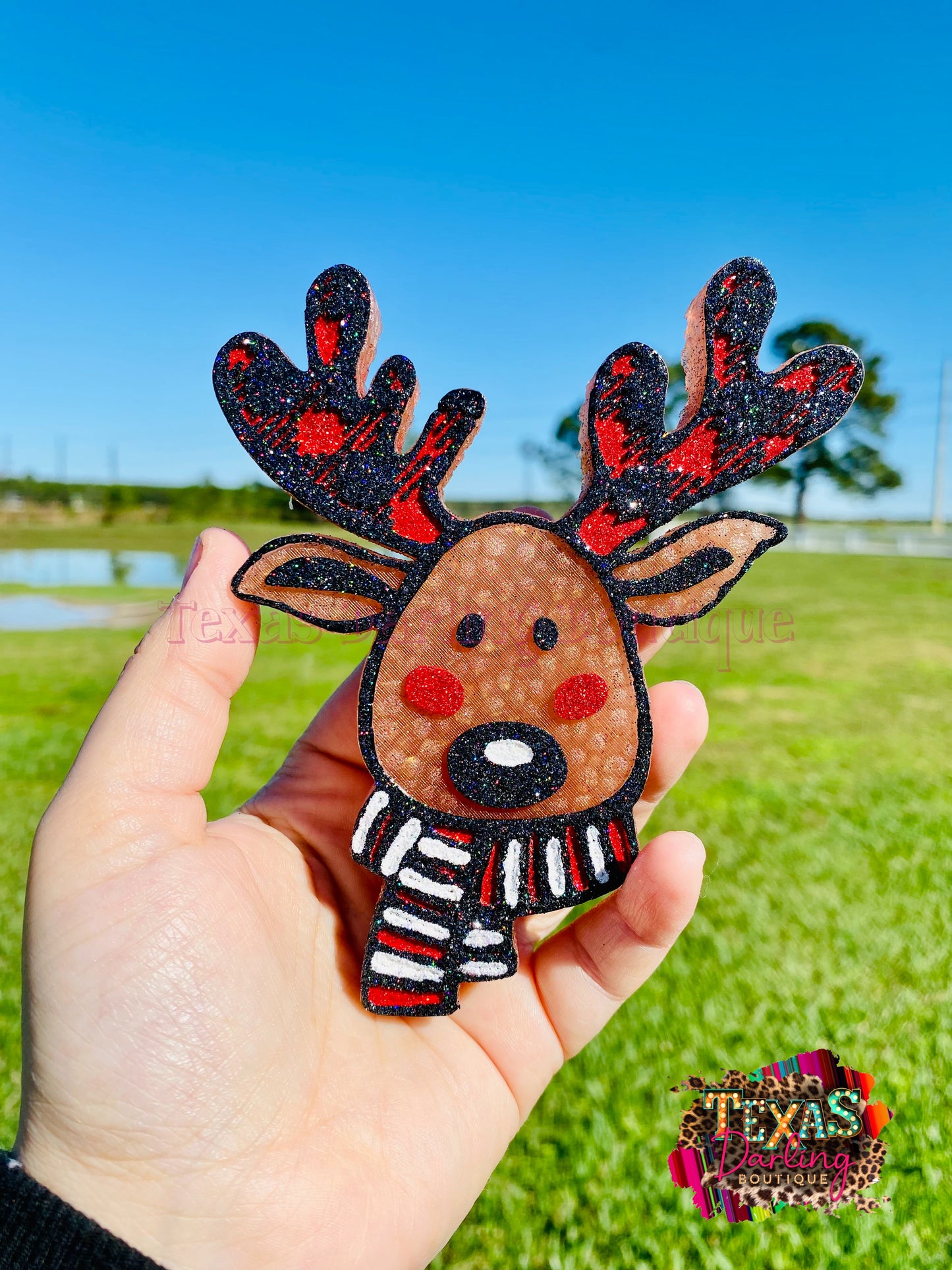 Buffalo Plaid Reindeer