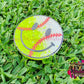 Baseball Smiley Freshie
