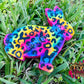 Tie-Dye Leopard Bunny Freshie