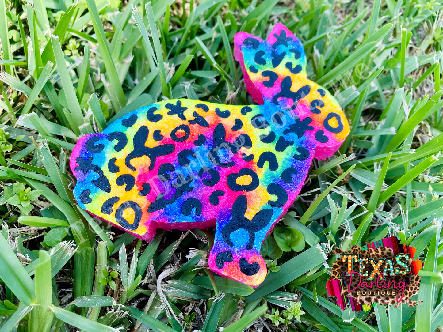 Tie-Dye Leopard Bunny Freshie