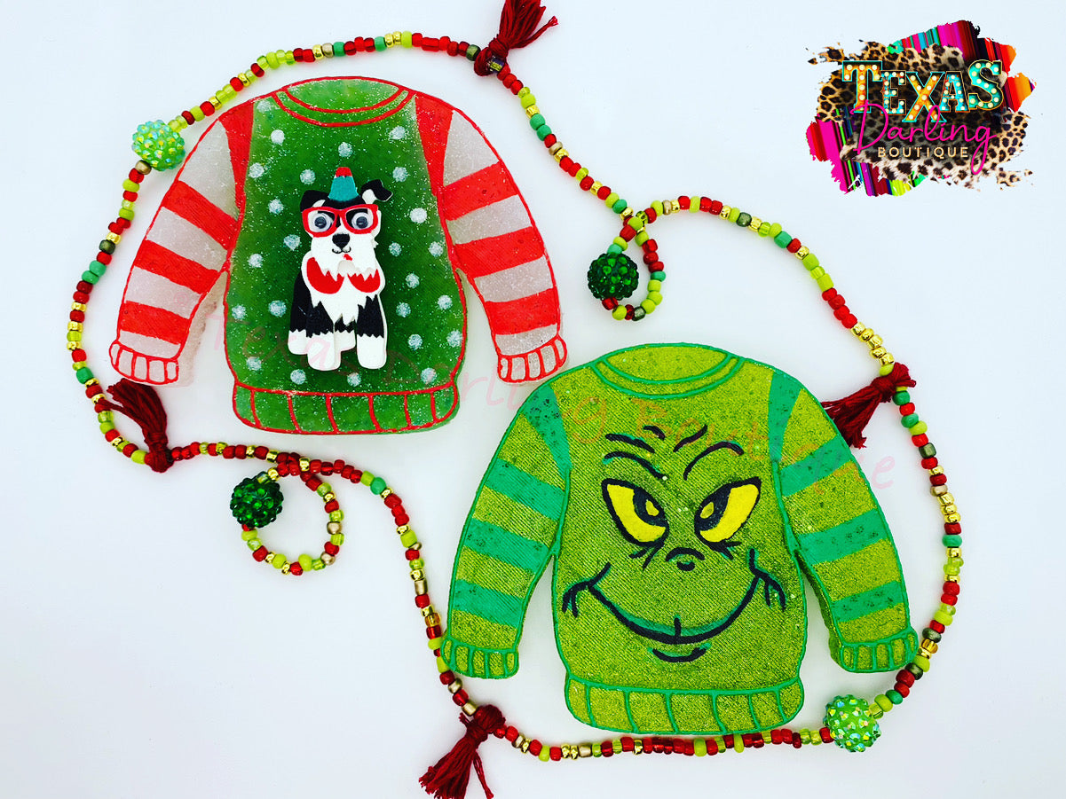 Grinchmas Sweater Freshie