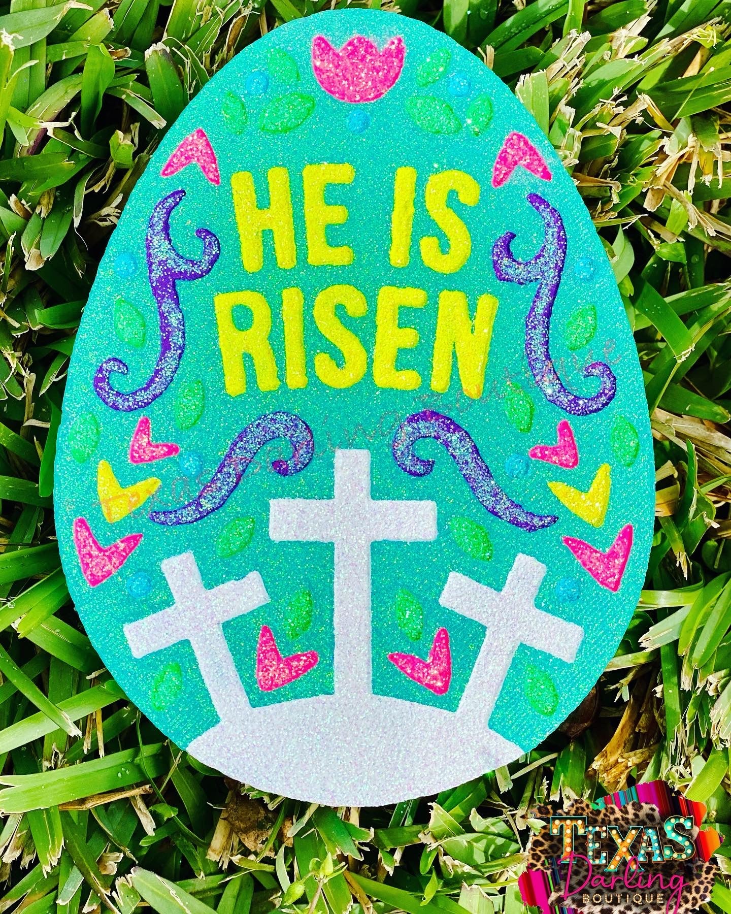 He is Risen Easter Egg