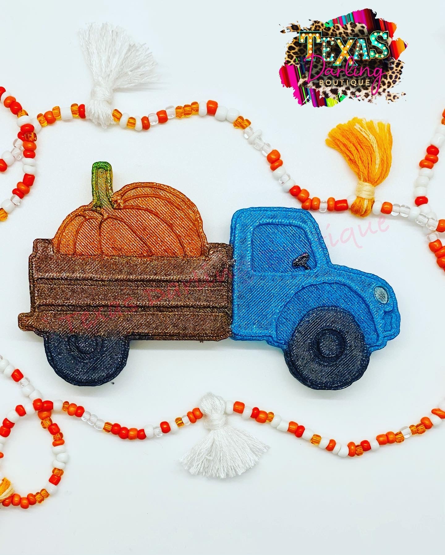 Truck with Pumpkin