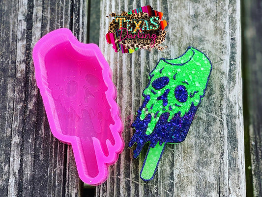 Melting Skull Popsicle