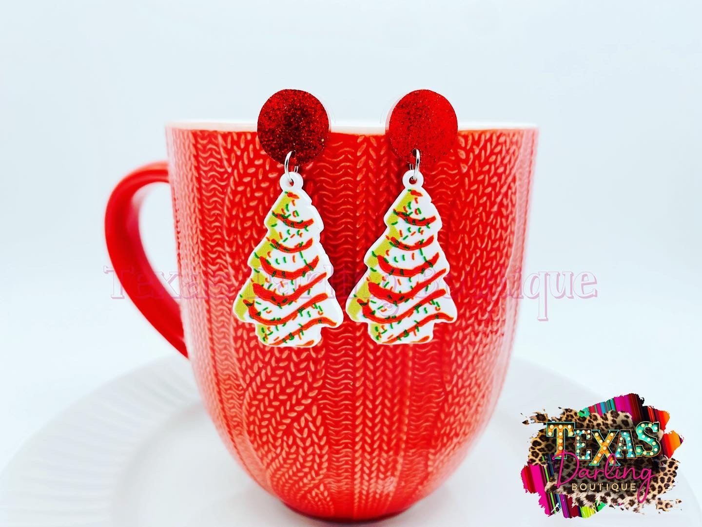 Christmas Snack Cake Earrings