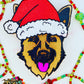 Christmas German Shepherd