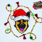 Christmas German Shepherd
