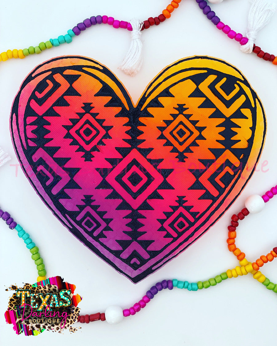 Aztec Heart Freshie