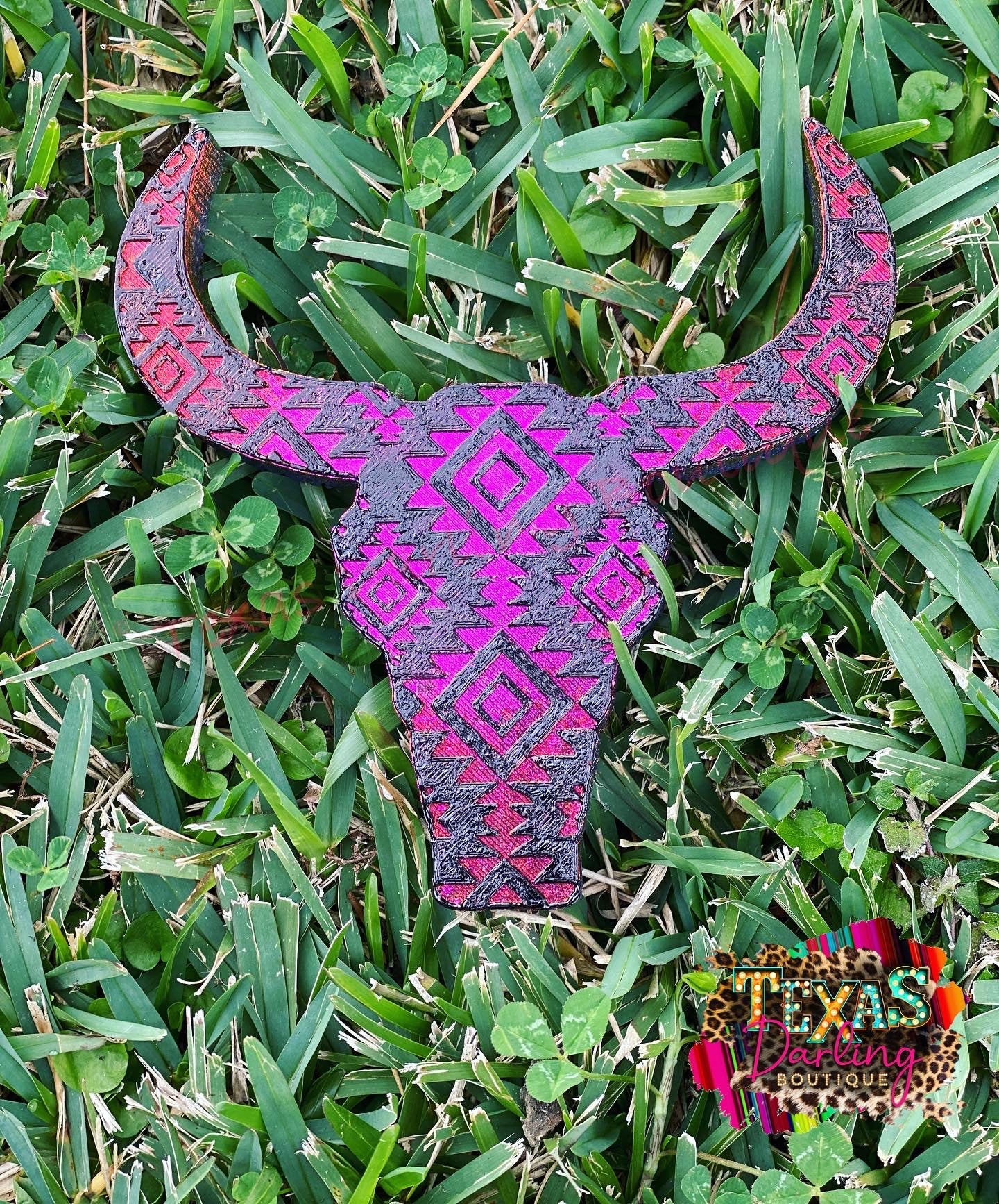 Aztec Bull Skull