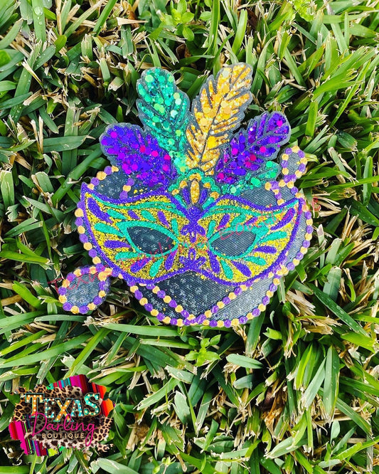 Mardi Gras Mask Freshie